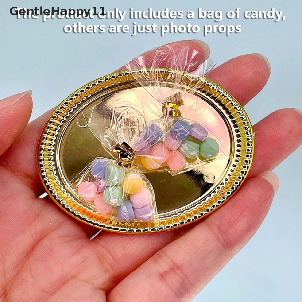 GentleHappy 1Bag 1:12 Dollhouse Miniature Macaron Colorful Cookies Biscuit Dessert Decor Toy id