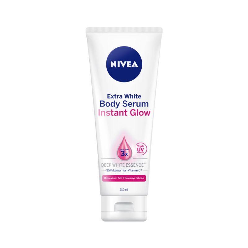 [ TERMURAH ] Nivea Care &amp; Protect Extra White Body Serum 180 ml