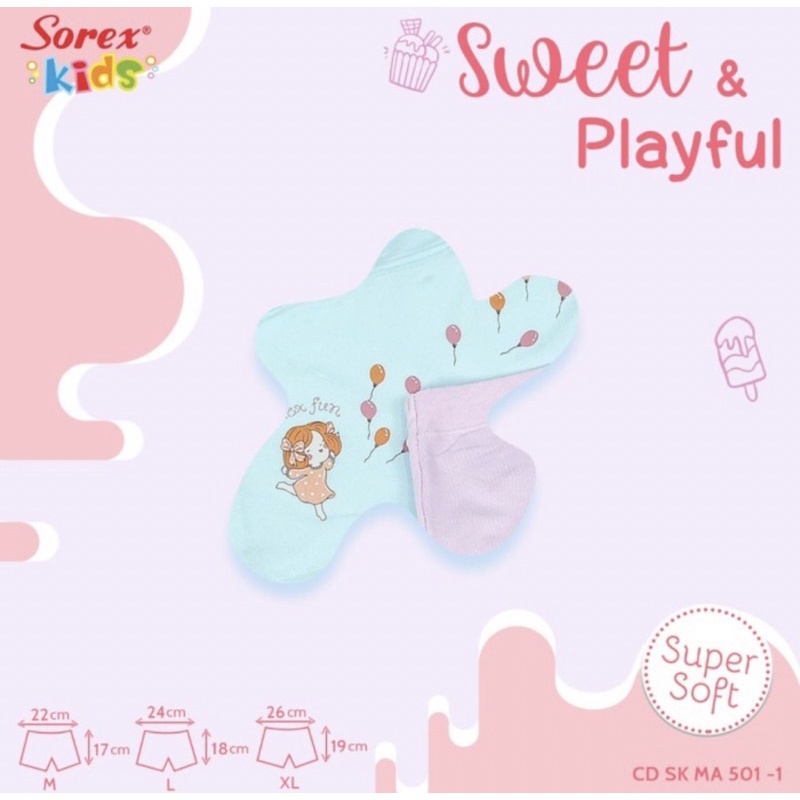 cd anak perempuan / Celana dalam anak cewek SOREX kid’s MA501-1 &amp; MA502-1