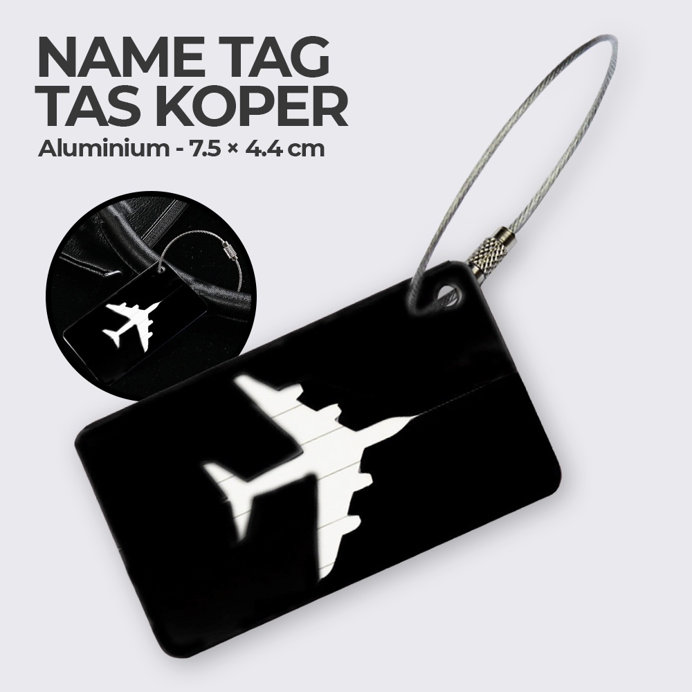 

Name Tag ID Tas Koper Aluminium - Black OMTP1KBK