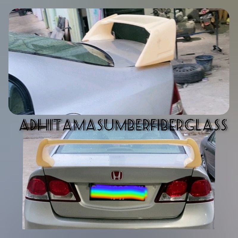 Spoiler gawang universal untuk mobil sedan