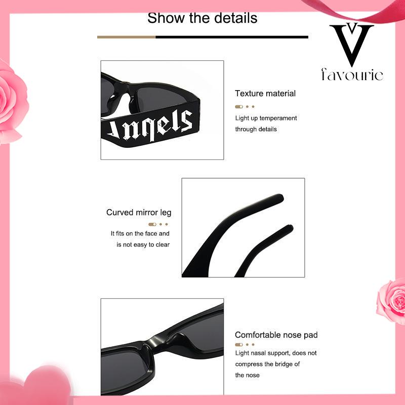 CODKacamata Hitam Anti Radiasi Sunglass Retro Punk Hip-hop Gaya Untuk Wanita/Pria-FA