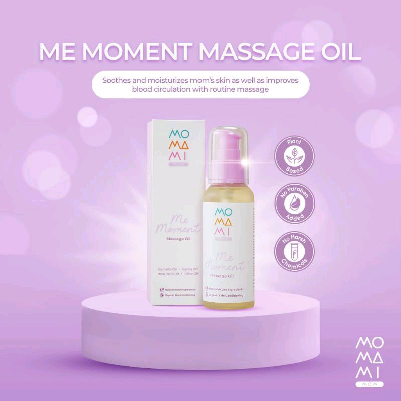 Momami Me Moment Massage Oil - Minyak Massage Ibu