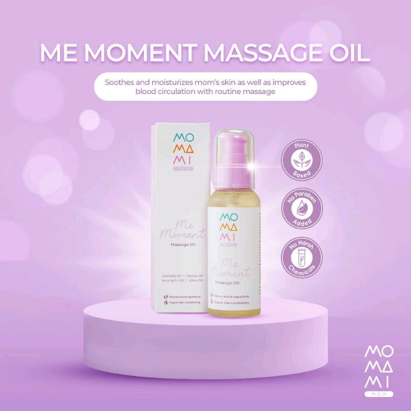 Momami Me Moment Massage Oil - Minyak Massage Ibu