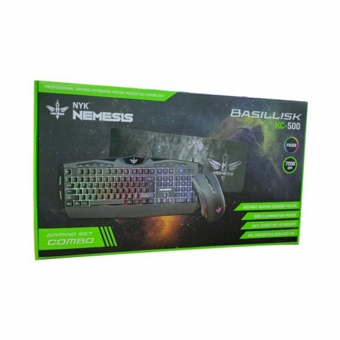 KEYBOARD GAMING COMBO KIT BASILLISK KC-500 (KB GNC500)