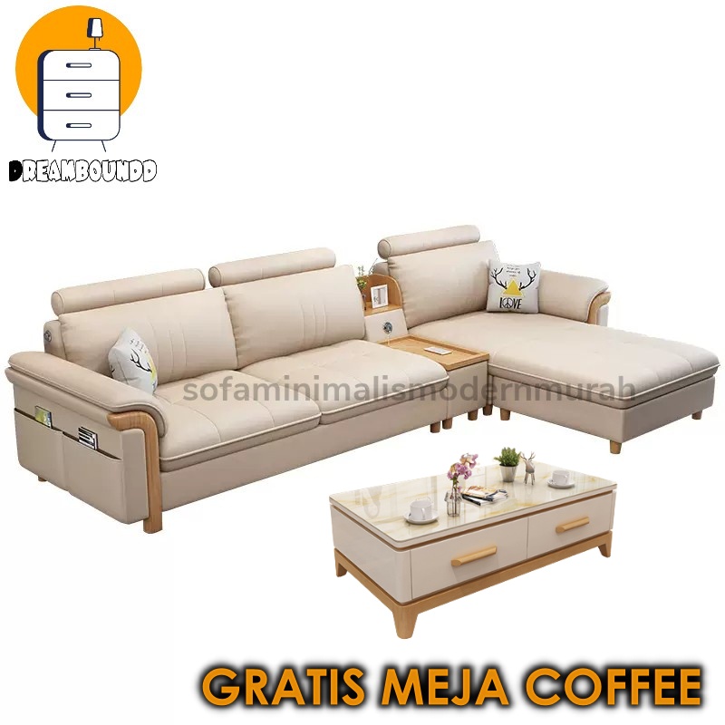 Sofa Minimalis Ruang Tamu Model L Terbaru