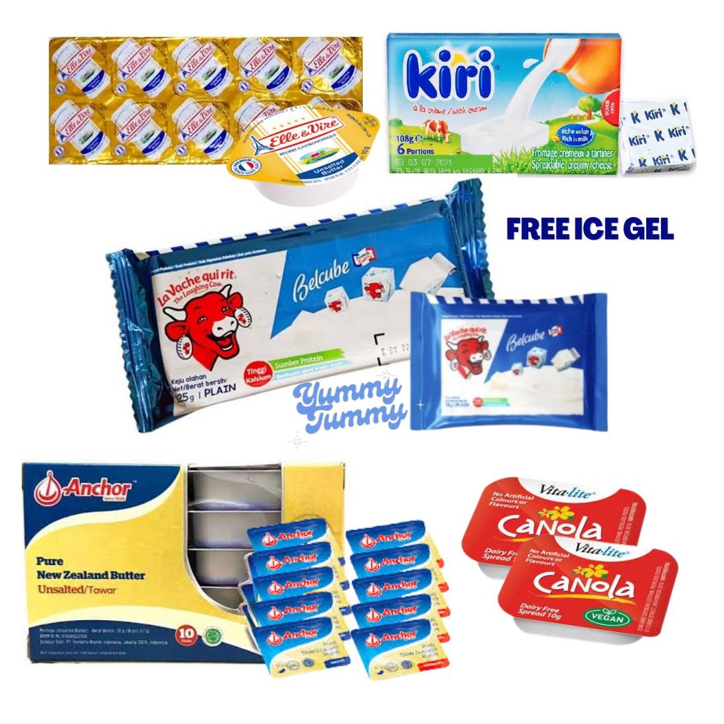 Jual BELCUBE / KEJU KIRI CREAM CHEESE / ANCHOR / ELLE&VIRE / VITALITE