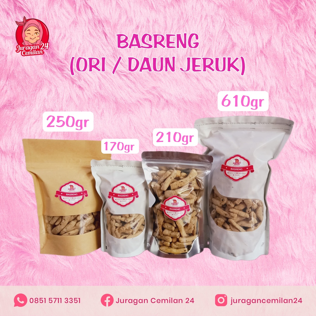 Jual Basreng Ori Daun Jeruk Shopee Indonesia