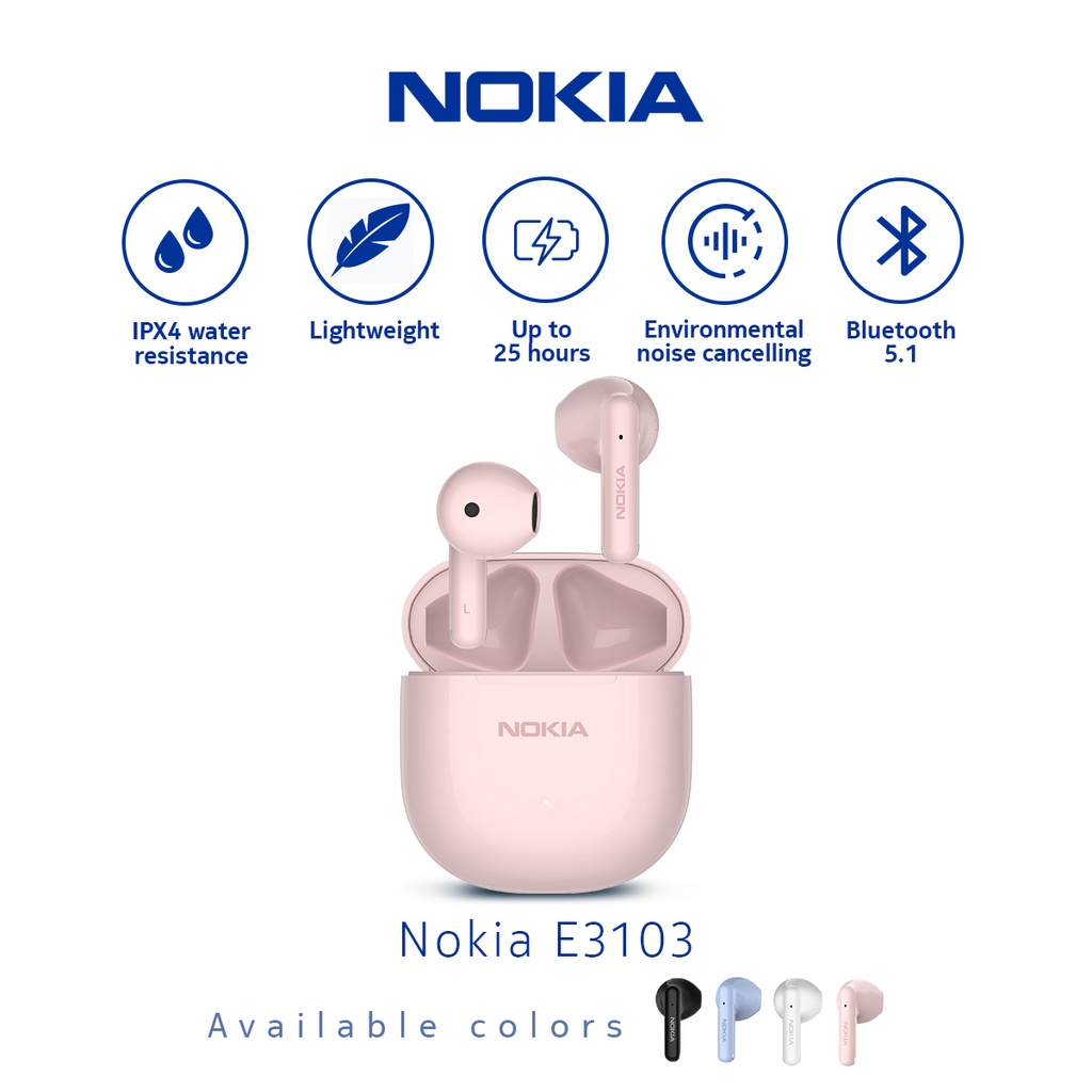 Nokia E3103 ENC True Wireless Earphones TWS Less Latency HD