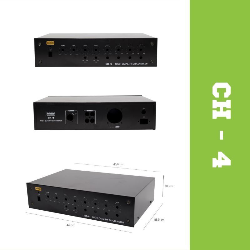 Box Mixer 4 Channel CH-4 Threshold CH4