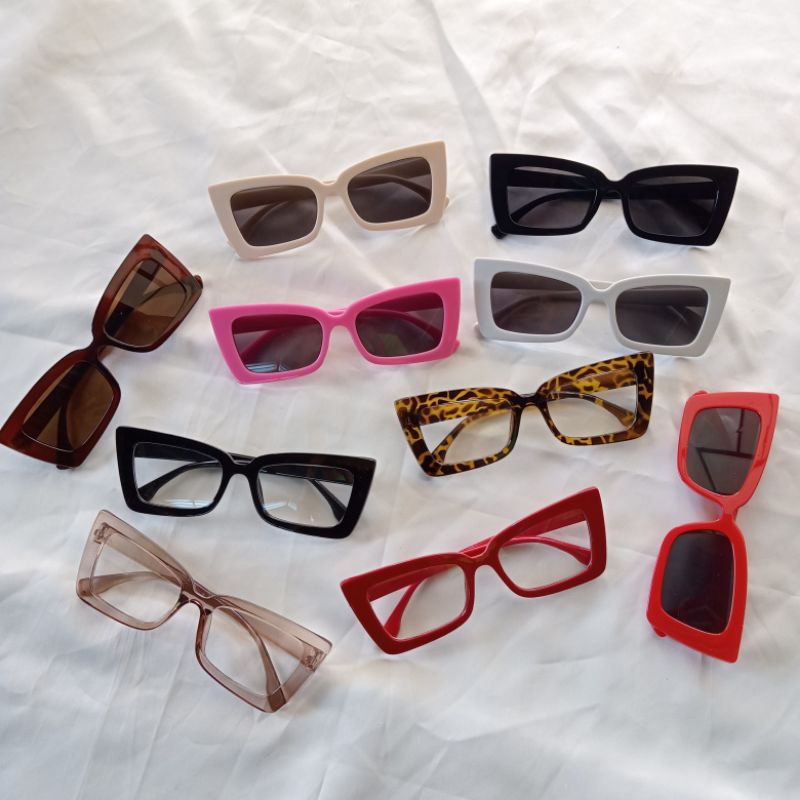 AYDEE || K063 Kacamata Kotak Persegi / Square Sunnies / Sunglasses