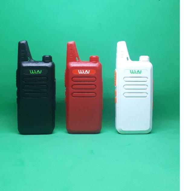 Murah Meriah Walkie Talkie HT WLN KD C-1 Hitam Merah Putih