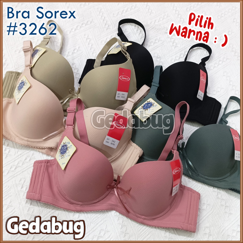 BH Bra Sorex 3262 Kawat Full Cup Sorex Kait 3 | BH sorex 3262 Busa dan kawat - Gedabug