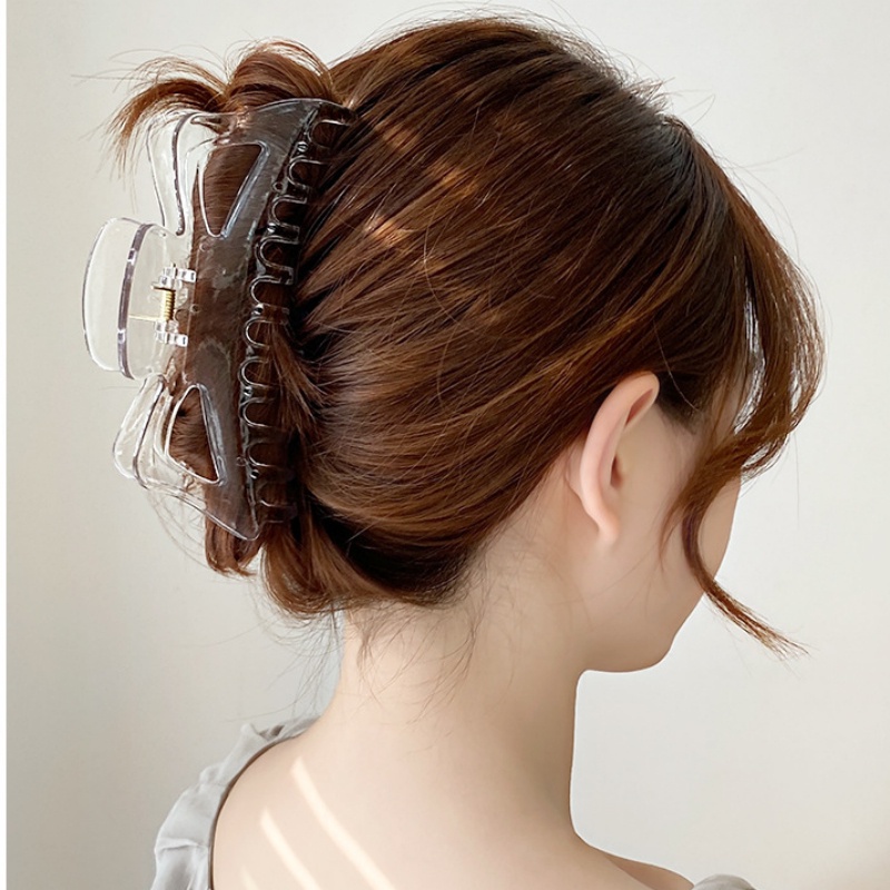 Hair Volume Grasping Clip Head Ornament Mandi Besar Multi purpose Shark Clip Back Head Baru Populer Klip Rambut Aksesoris Rambut Wanita