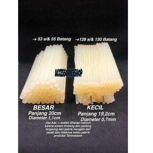 

[PRODUK 6F9PW] Lem bakar lem lilin besar,,kecil per pack (-+1KG) 8HZ