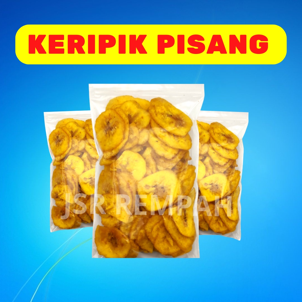 

Premium Jsr Rempah Keripik Pisang Manis/Keripik Pisang Koin 100 Gram
