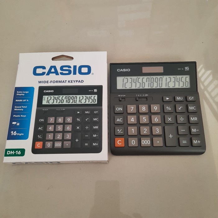 

PROMO SPECIAL Kalkulator Casio 16 Digit DH-16 / Calculator Casio DH-16 Besar
