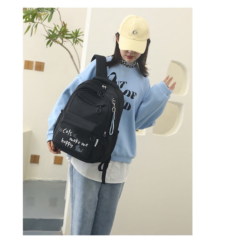 Tas Sekolah Anak Perempuan SD SMP SMA Ransel Kerja ORIGINAL Tas Sekolah Anak Laki-Laki Free Botol Minum Kaca