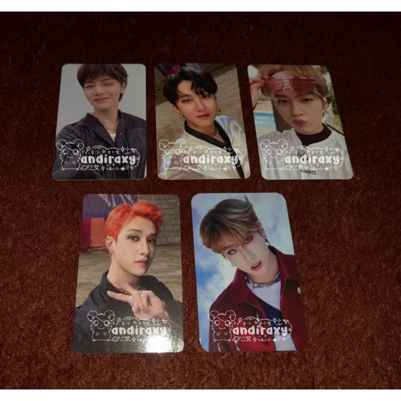 [ PHOTOCARD NOEASY STRAY KIDS SKZ ] pob mecima han — bangchan changbin i.n ds lino