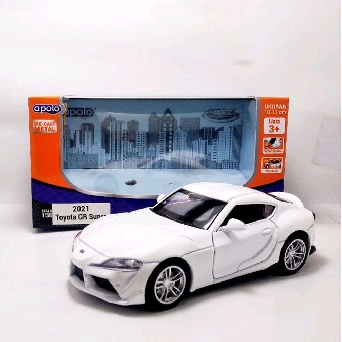 Apolo msz diecast Toyota gr Supra Putih