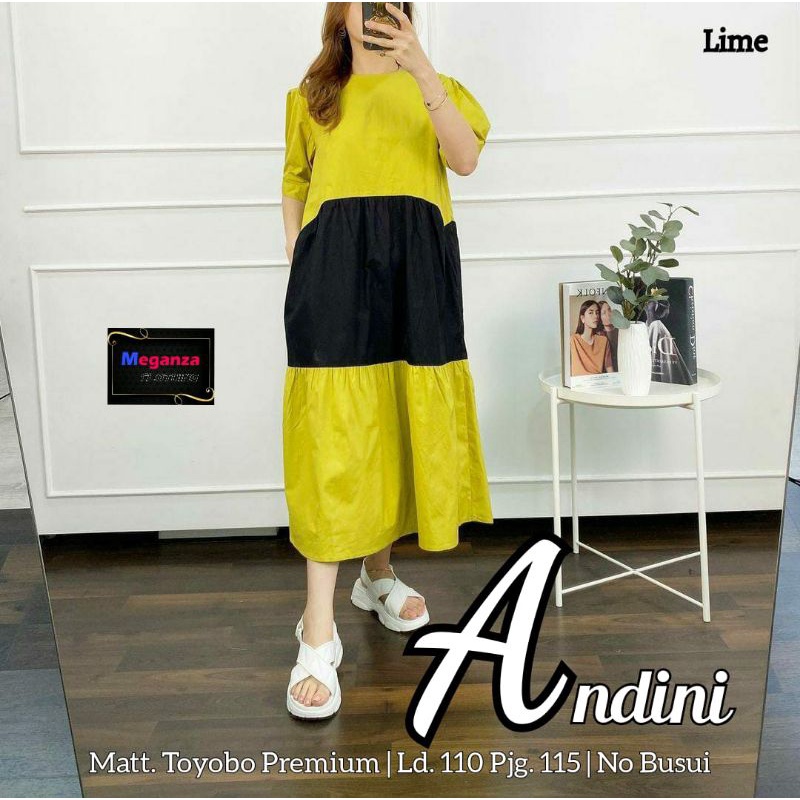 ANDINI GAMIS MIDI TERBARU BY MEGA