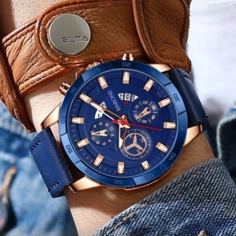 Jam Tangan BINBOND C15  jam tangan pria tahan air jam pria kekinian jam tangan import jam tangan pria rantai jam tangan pria tali kulit BISA BAYAR DI TEMPAT