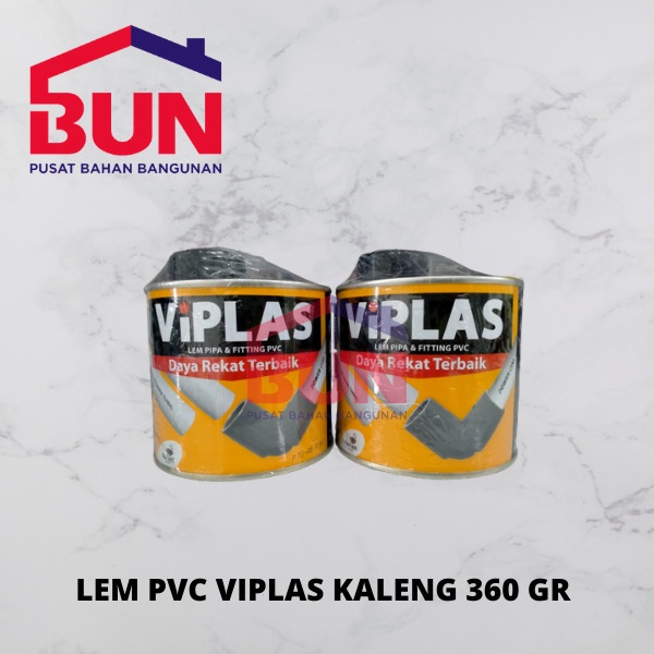 

✨NEW✨ - Lem PVC Viplas Kaleng 360Gr 360 gram / Lem pipa kaleng BKN ISARPLAS