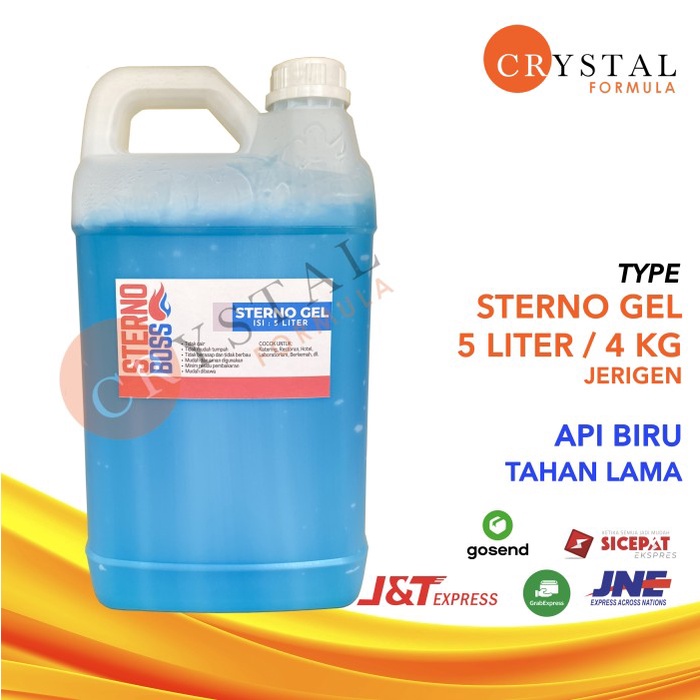 STERNO GEL JELLY BIRU REFILL 5 KILOGRAM PEMANAS MAKANAN STERNO BOSS