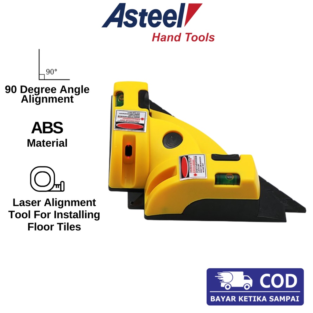 ASTEEL Laser Keramik Laser Level Line LV-01 Laser Sudut Ukur Kelurusan Keramik - Laser Siku Keramik 
