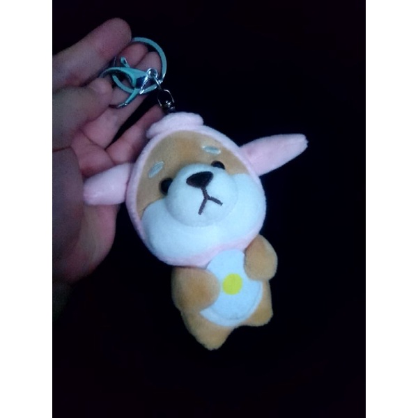 ganci boneka shiba kostum