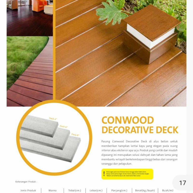 Conwood deck 8 "