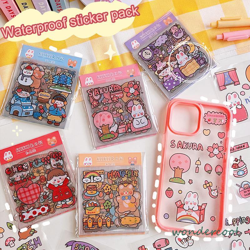 20pcs Stiker Kartun Lucu Untuk Dekorasi Notebook DIY Sticker Stationady-Won