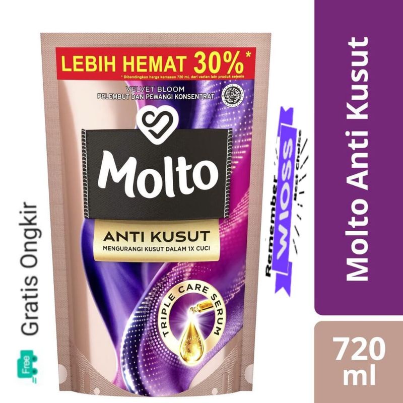 Molto pewangi anti kusut 720ml