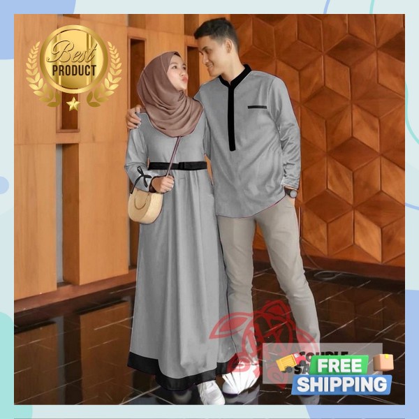 Bju Sarimbit Cewekcowok Murah Set Baju Couple Pasangan Bsju Copel Muslim Bestseller Setelan Pasangan