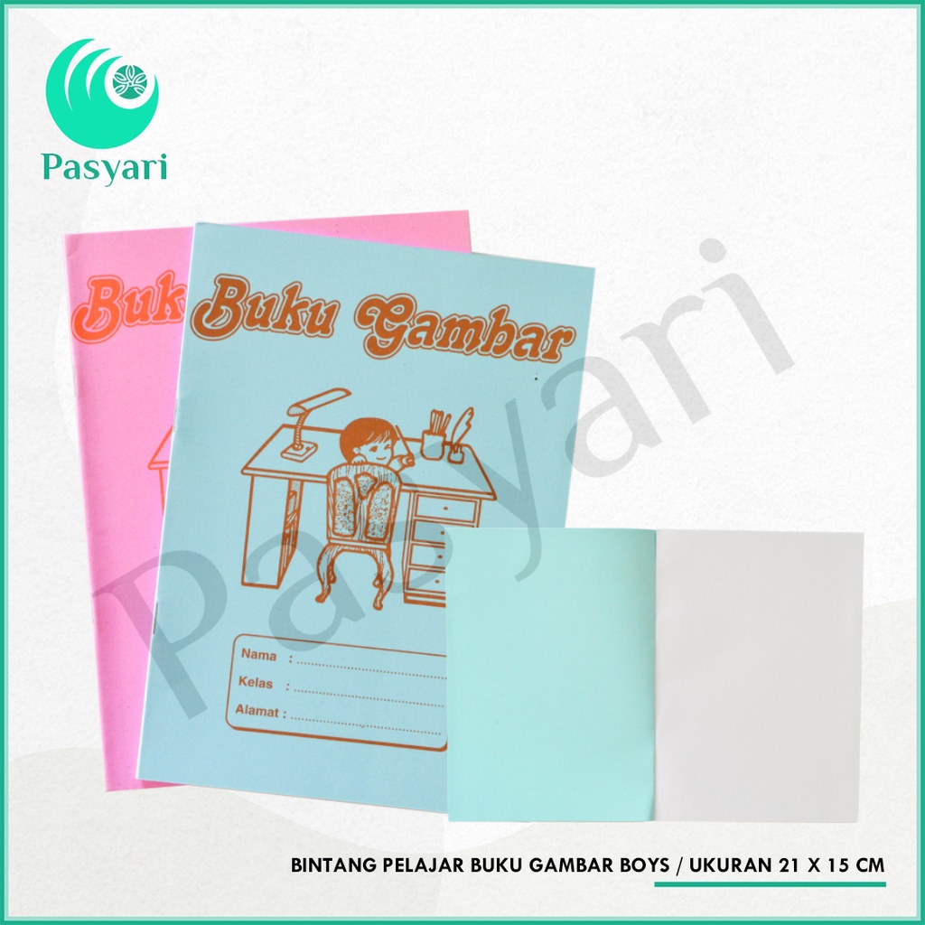 

Bintang Pelajar Buku Gambar Boys / ukuran 21 x 15 cm