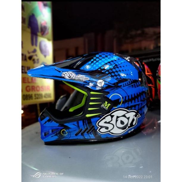 Helm Cross anak scoot
