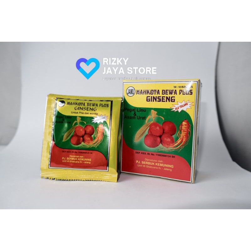 

Jamu Serbuk Mahkota Dewa Plus Ginseng