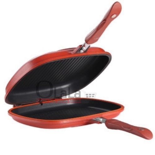 ( OJE ) DOUBLE PAN JUMBO PAN BOLAK BALIK SIDE PAN TM-CH4914 (28cm) / TM-CH4915 (32cm)