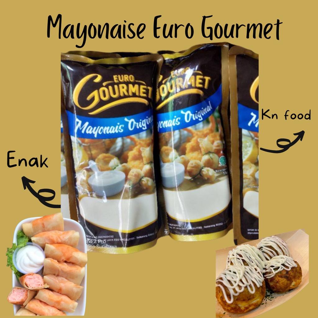 

Mayonaise Euro Gourmet Mayonaise 1Kg Mayones Euro Gourmet