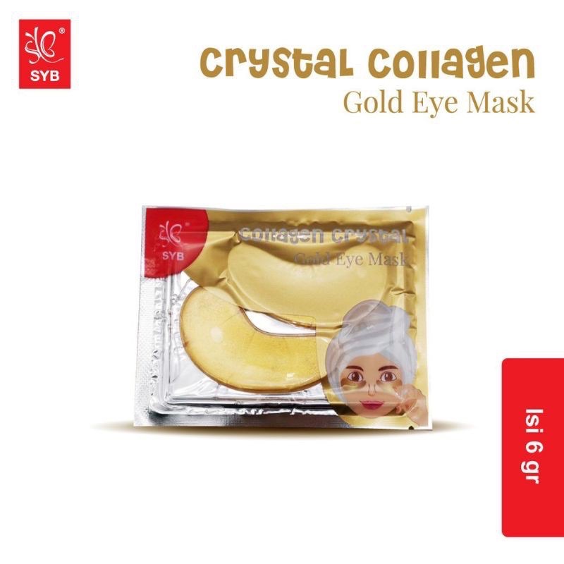 SYB Crystal Collagen Lips Mask &amp; Eyemask | masker bibir BPOM