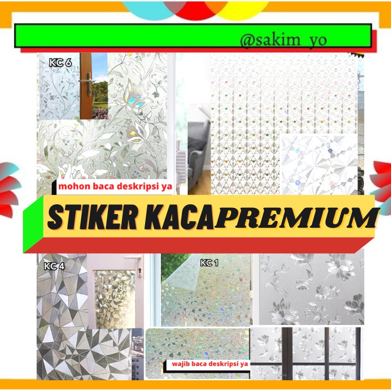 SUNBLAST WALLPAPER  WALL STIKER KACA WALLPEPER FILM SETIKER GLASS CERMIN BURAM MOTIF BAMBU BUNGA MIN