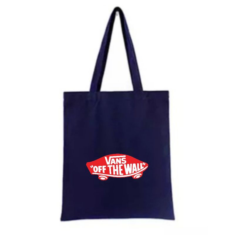 TOTE BAG KANVAS RESLETING PRIA WANITA VANS TERMURAH