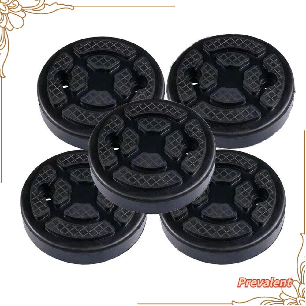 Preva Rubber Jacks Pad Universal Profesional Bulat/Persegi Untuk Aksesoris Jack Lift Mobil Otomotif Two Post Lifting Rubber Pad