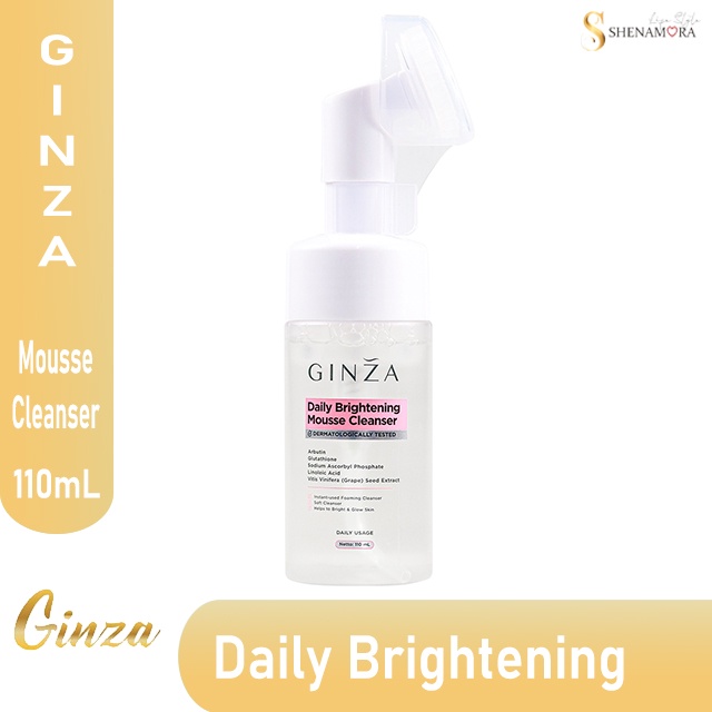 Ginza Mousse Cleanser Daily Brightening  110ml | PINK