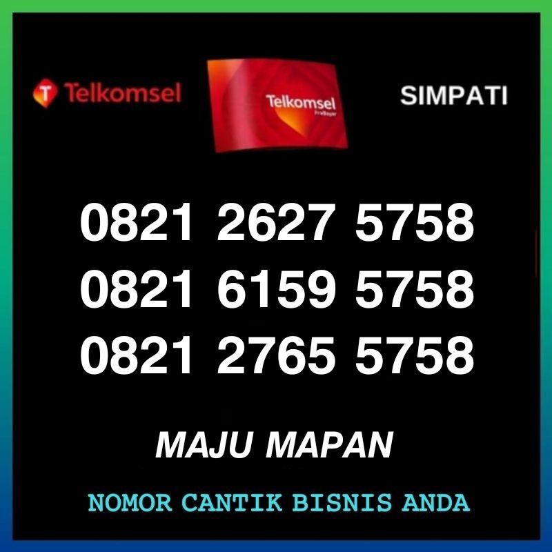 NOMOR CANTIK SIMPATI 5758