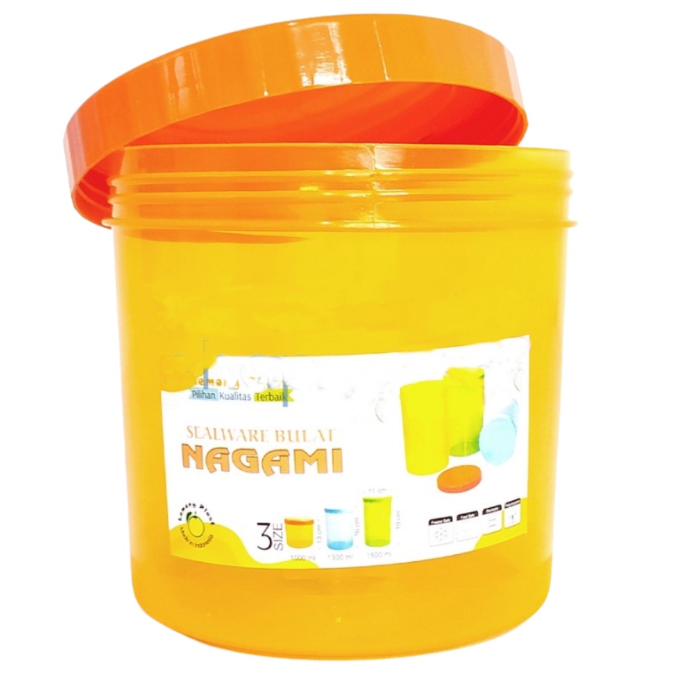 Toples Makanan Toples Nagami S 900 ml Toples Plastik Polos Sealware Plastik