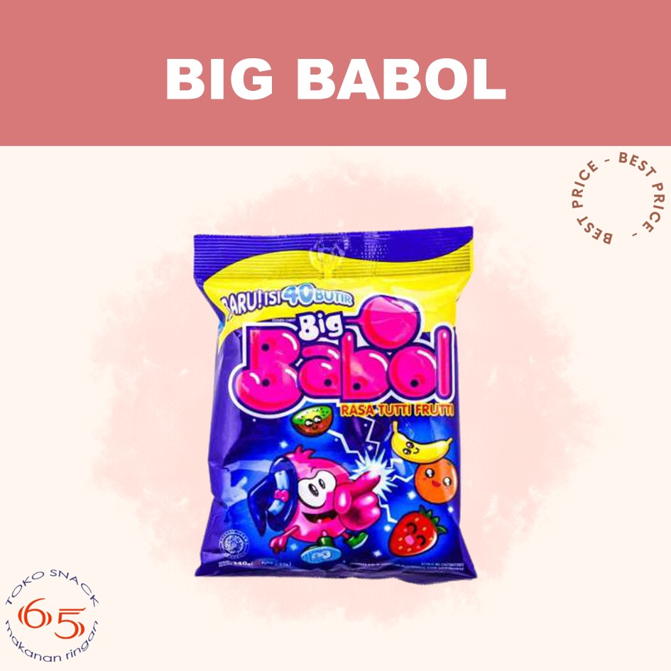 

Big Babol 140 gram. Permen karet. PAK