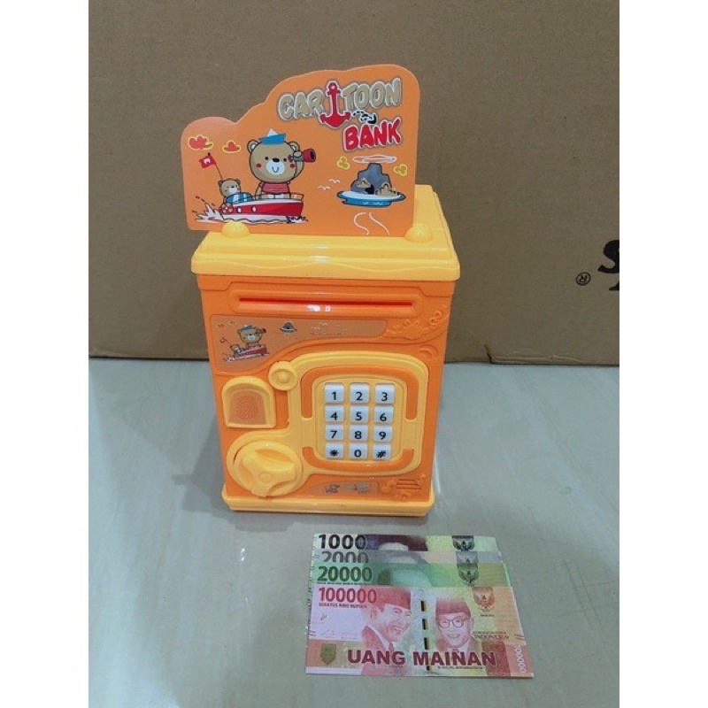 JC Mainan Anak Brangkas ATM Mini Money Safe