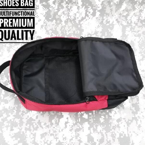 CY.21De22ᴵ ‣ Tas Sepatu Futsal Bola Olahraga Nike Merah dan Hitam