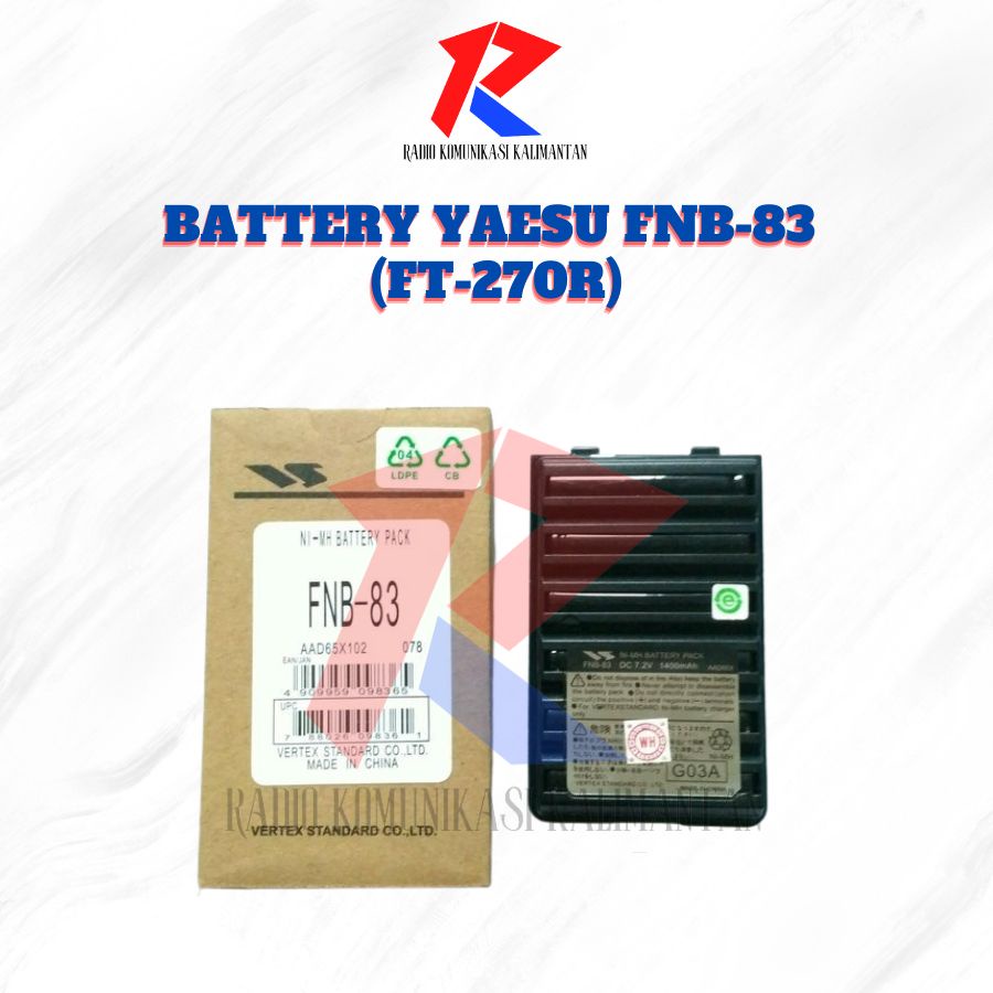 BATTERY YAESU FNB-83 (FT-270R)